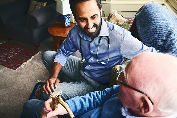 image depicting a home visit