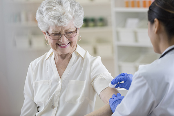 image depicting a flu jab